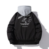 Men Vintage Jackets Spring Simple Embroidered Baseball Suit Flight Suit