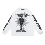 Hellstar long-sleeve T-shirt autumn, loose long-sleeve T-shirt