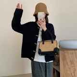 Women Knitted Cardigan Loose Slimming