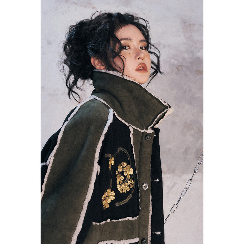 Unisex Coat Loose Winter Cotton Dress