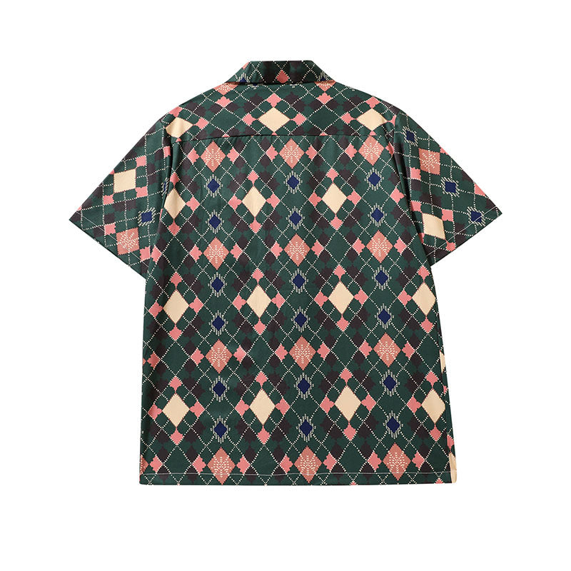 Short Sleeve Shirt Idle Style Versatile Beach Shirt
