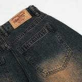 Men Jeans Retro Loose Casual Pants