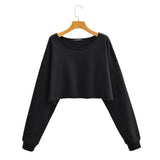 Women Hoodie Sexy Navel Fashionable Frayed Hem