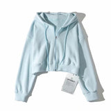 Women Hoodie Loose Leisure Sports Short