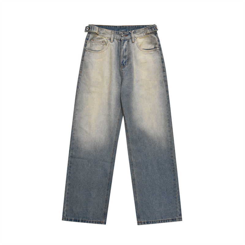 Men Jeans Old Retro Loose Casual
