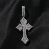 Jewelry Zircon Cross Pendant HIPHOP Rap Necklaces Crosses St. Valentine's Spectrum Royalty