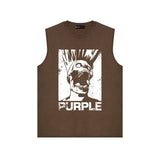 Purple Brand Tank T Shirts Sleeveless T-shirt Vest