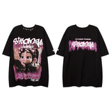 Men's T-Shirt Short-Sleeved T-shirt Men's and Women's Hip Hop