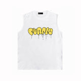 Purple Brand Tank T Shirts Sleeveless T-shirt Vest