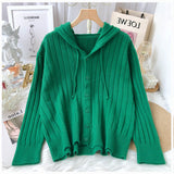 Women Knitted Cardigan Fashion Pullover Loose Sweater