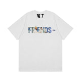 Vlone T Shirt Spring Summer Crew Neck Pullover Short Sleeve