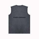 Purple Brand Tank T Shirts Sleeveless T-shirt Vest