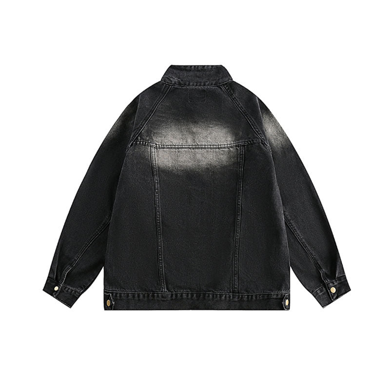 Women Jackets Vintage Denim Jacket Vintage Distressed