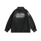 Women Jackets Vintage Denim Jacket Vintage Distressed