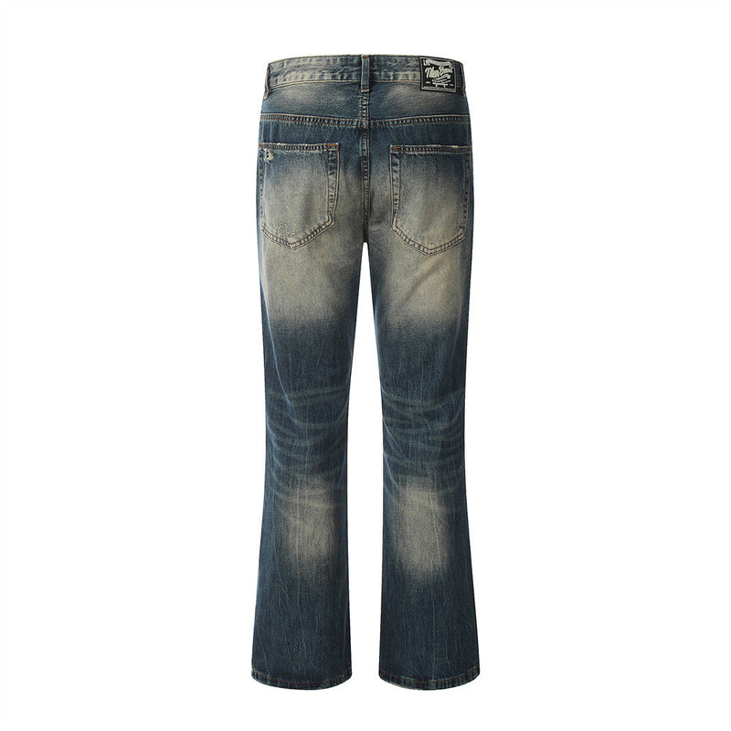 Men Jeans Loose Hole Leisure