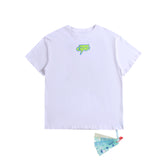 Ow T Shirts Graffiti Arrow Print Men and Women