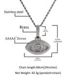 Jewelry Diamond Eyes Pendant Necklace Copper Zircon Silver Angel Pieces St. Valentine's Spectrum