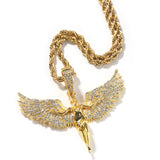 Jewelry Angel Wings with DiamondsNecklaces Crosses Spectrum Necklaces Angel Pieces
