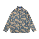 Men Long Sleeve T Shirt Men's Spring and Autumn Leisure Loose Shirt