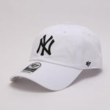 Dodgers and Yankees Baseball Cap 47brand Baseball Cap Female Dark Gray Soft Top Embroidery Hip Hop Male Hat