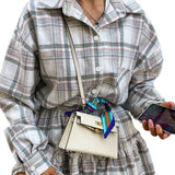 Women Co-Ords Winter Plaid Shirt Casual Fashion
