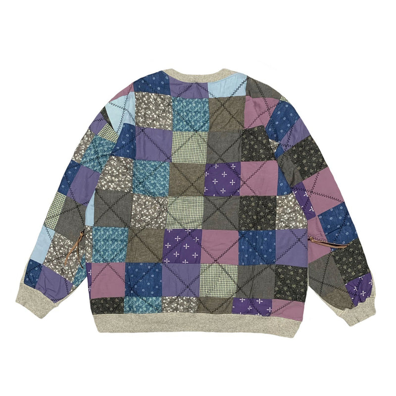 Kapital Sweater Vintage Back Stitching Floral Cloth Pingtian Hehong Style Men's and Women's Pullover Sweater Retro Long-Sleeved T-shirt