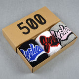 Mens Socks Colored Letter Long Tube