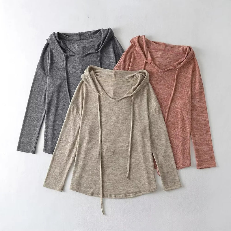 Women Hoodie Hottie Loose and Lazy Style