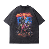 Men T-Shirt Creative Printing Distressed