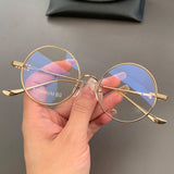 CHH Chrome Hearts Glasses Round Titanium Glasses Frame
