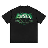 Unisex T Shirt Vintage Print Short Sleeve T Loose