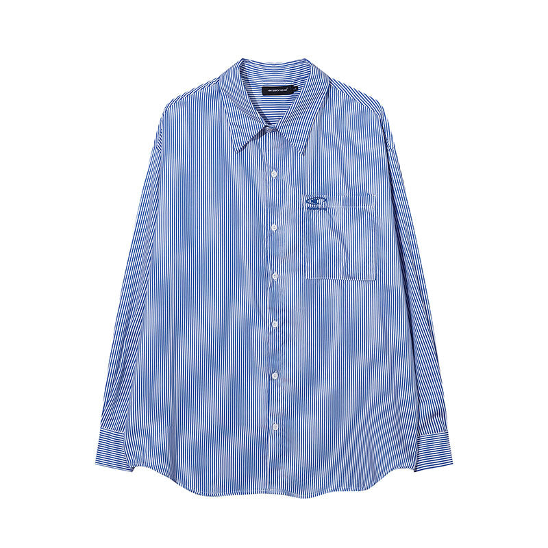Long Sleeve Shirt Cityboy Striped Retro Vibe