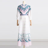 Bohemian Dress Gradient Color Slimming Dress