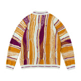 Kapital Sweater Kapital Vintage Hida and Macro Wind Pattern Three-Dimensional Wave Contrast Color Ethnic Style Sweater