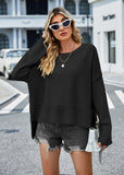 Women Pullover Sweater Loose Casual Sweater