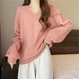 Women Pullover Sweater Soft Slimming Knitted