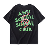 ANTI SOCIAL CLUB T-Shirt Tiger Letter Print