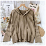Women Knitted Cardigan Fashion Pullover Loose Sweater