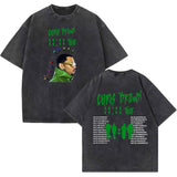 Chris Brown Tour Vintage Washed T Shirt Men Women