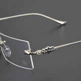 CHH Chrome Hearts Glasses Versatile Ultra Light Radiation Resistant Glasses Frame
