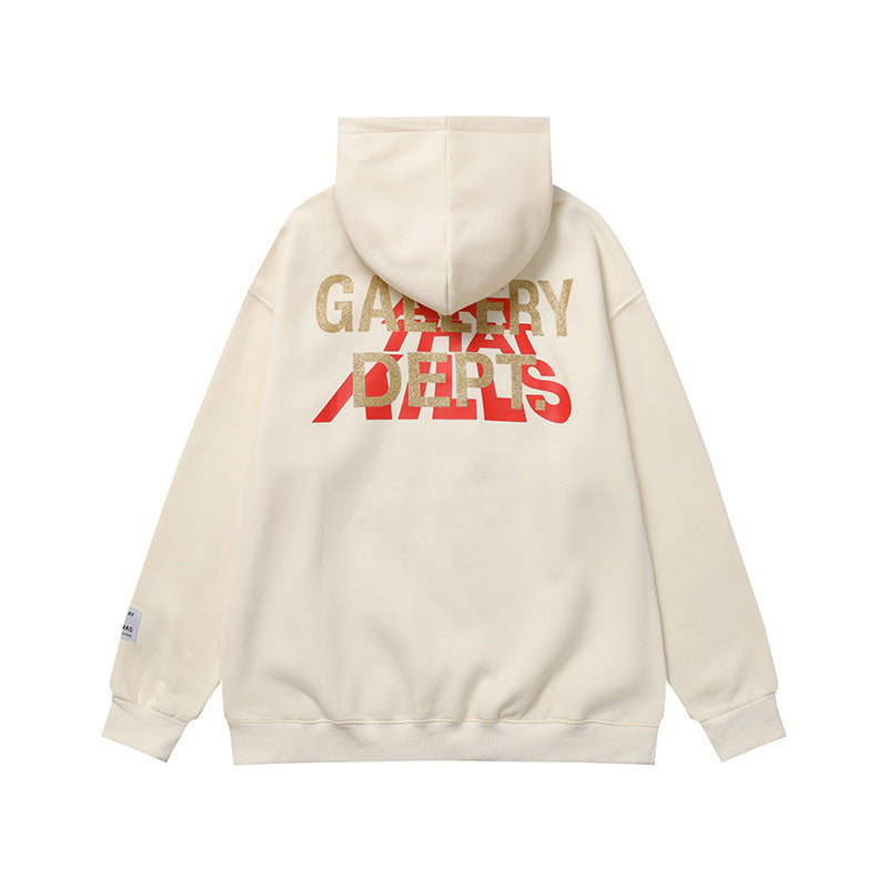 Gallery Dept Hoodie Flame Earth Fleece Hoodie Sweater