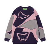 Women Sweater Jacquard Knitted Top Vibe Idle Style