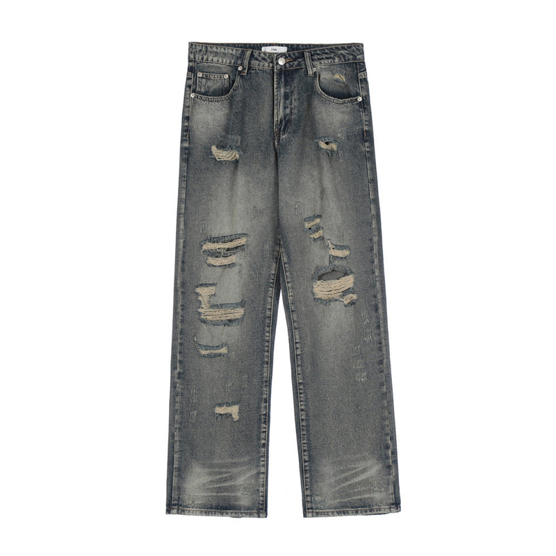 Men Jeans Holes Are Worn out