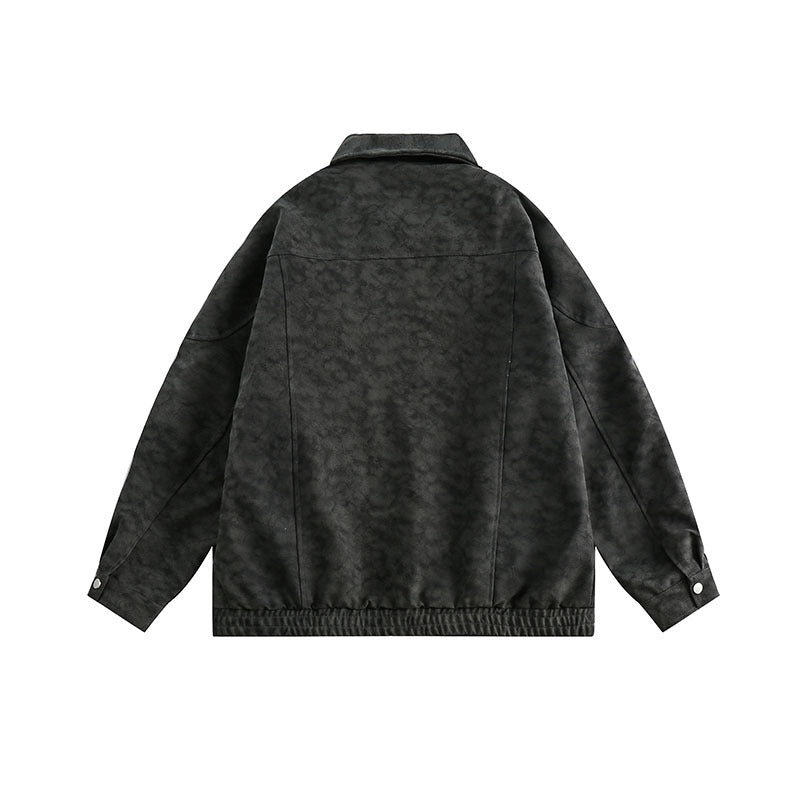Women Jackets Vintage Suede Casual Jacket