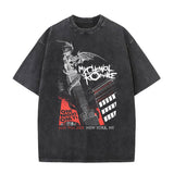 Washed Vintage Rock Band My Chemical Romance Long Live