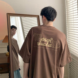 Men T Shirt Summer Versatile Loose