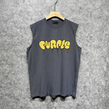 Purple Brand Tank T Shirts Sleeveless T-shirt Vest