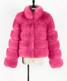 Women Fur Jacket Casual Fashion Plush Coat