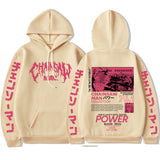 Chainsaw Man Anime Hooded Power Graphic Print Hoodie