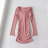 Women Dresses Flare Sleeve Dress